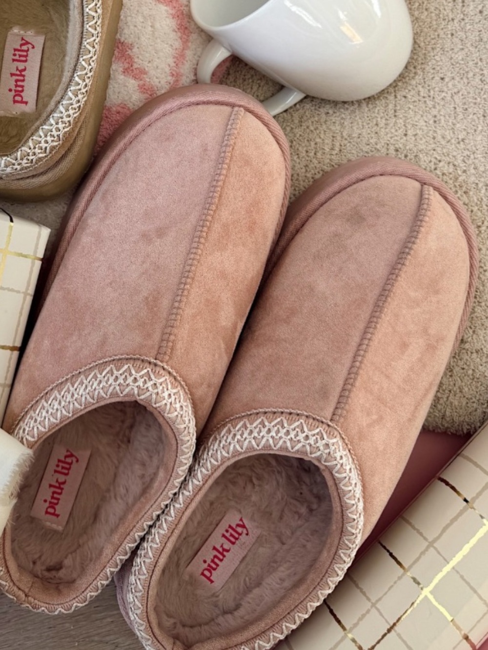 Blush Platform Slippers
